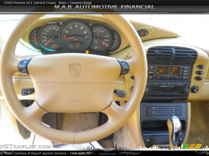 Black / Savanna Beige 2000 Porsche 911 Carrera Coupe