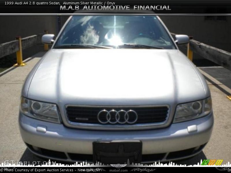 Aluminum Silver Metallic / Onyx 1999 Audi A4 2.8 quattro Sedan