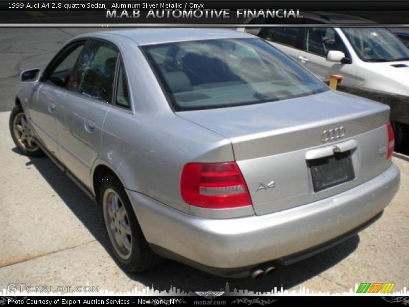 Aluminum Silver Metallic / Onyx 1999 Audi A4 2.8 quattro Sedan