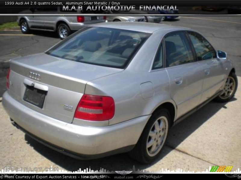 Aluminum Silver Metallic / Onyx 1999 Audi A4 2.8 quattro Sedan