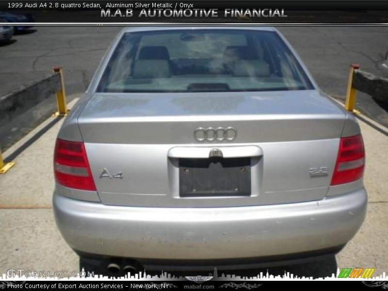 Aluminum Silver Metallic / Onyx 1999 Audi A4 2.8 quattro Sedan