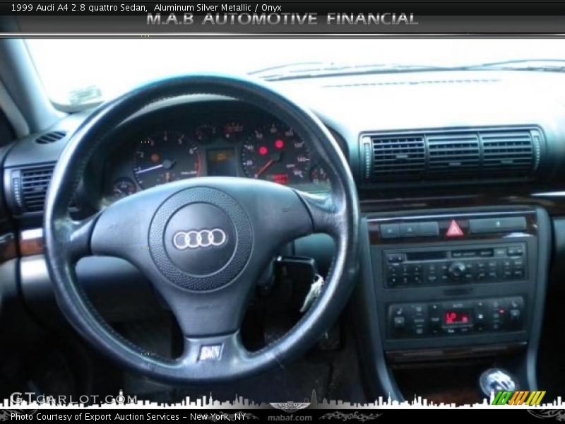 Aluminum Silver Metallic / Onyx 1999 Audi A4 2.8 quattro Sedan