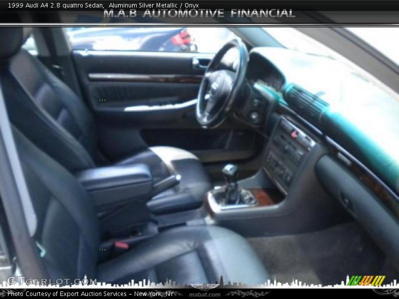 Aluminum Silver Metallic / Onyx 1999 Audi A4 2.8 quattro Sedan