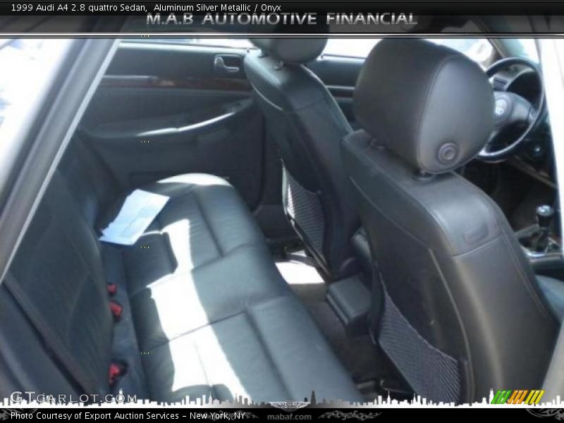 Aluminum Silver Metallic / Onyx 1999 Audi A4 2.8 quattro Sedan