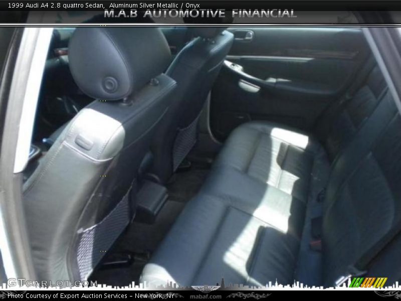 Aluminum Silver Metallic / Onyx 1999 Audi A4 2.8 quattro Sedan