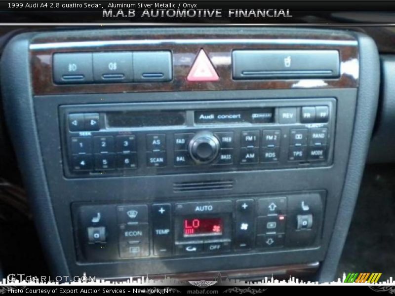 Aluminum Silver Metallic / Onyx 1999 Audi A4 2.8 quattro Sedan