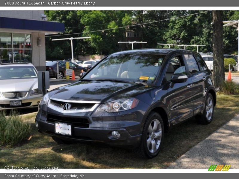 Carbon Gray Pearl / Ebony 2008 Acura TSX Sedan
