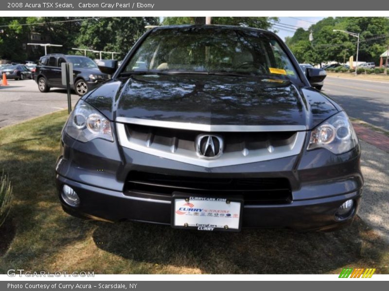 Carbon Gray Pearl / Ebony 2008 Acura TSX Sedan