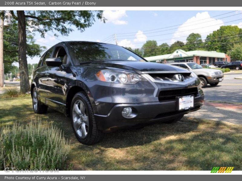 Carbon Gray Pearl / Ebony 2008 Acura TSX Sedan