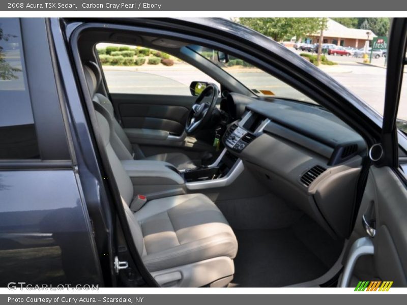 Carbon Gray Pearl / Ebony 2008 Acura TSX Sedan