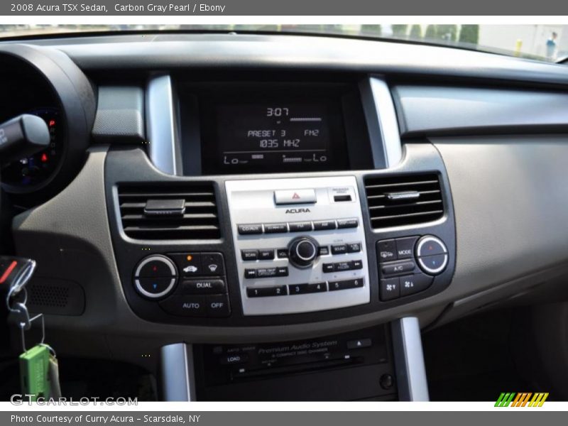 Carbon Gray Pearl / Ebony 2008 Acura TSX Sedan