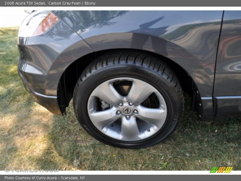 Carbon Gray Pearl / Ebony 2008 Acura TSX Sedan
