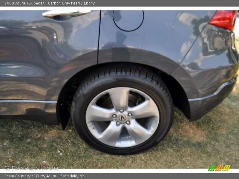 Carbon Gray Pearl / Ebony 2008 Acura TSX Sedan