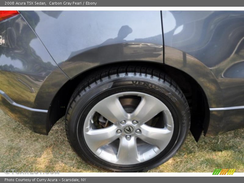 Carbon Gray Pearl / Ebony 2008 Acura TSX Sedan