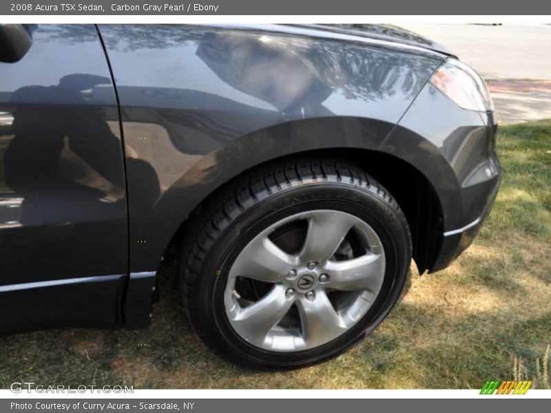 Carbon Gray Pearl / Ebony 2008 Acura TSX Sedan