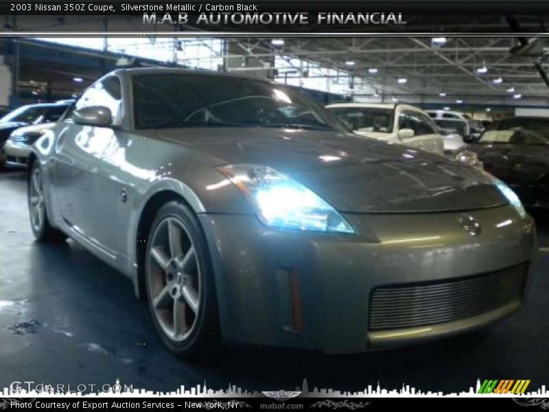 Silverstone Metallic / Carbon Black 2003 Nissan 350Z Coupe