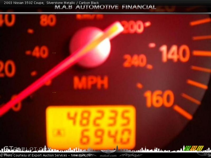 Silverstone Metallic / Carbon Black 2003 Nissan 350Z Coupe