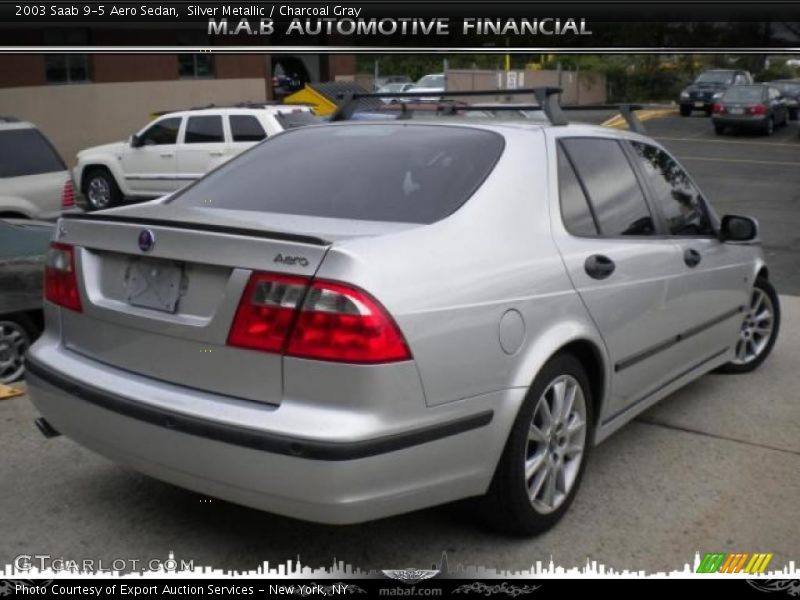 Silver Metallic / Charcoal Gray 2003 Saab 9-5 Aero Sedan