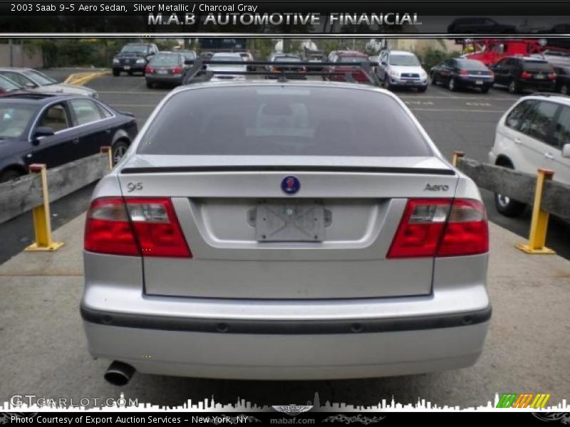 Silver Metallic / Charcoal Gray 2003 Saab 9-5 Aero Sedan