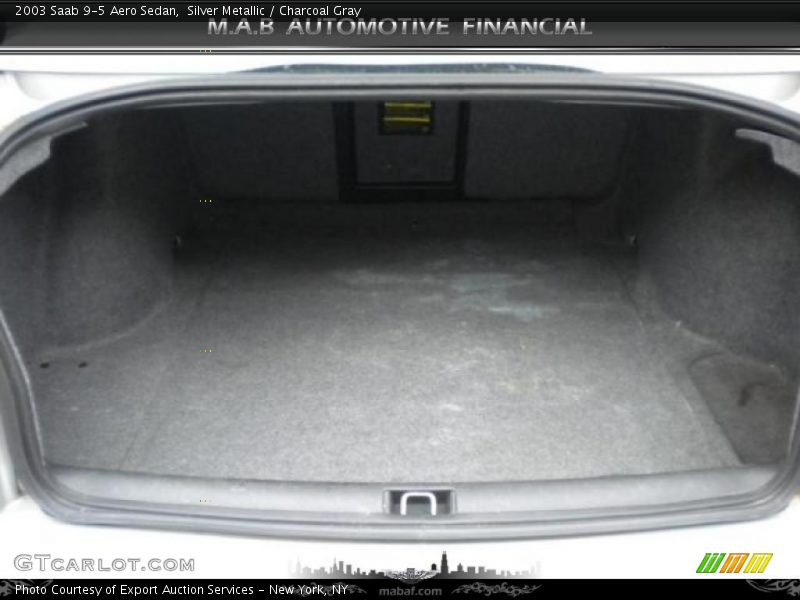 Silver Metallic / Charcoal Gray 2003 Saab 9-5 Aero Sedan