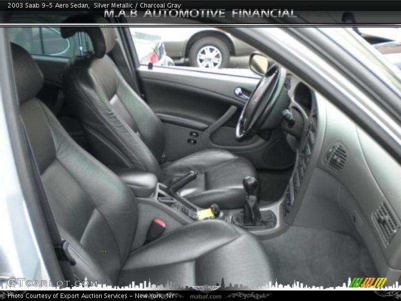 Silver Metallic / Charcoal Gray 2003 Saab 9-5 Aero Sedan