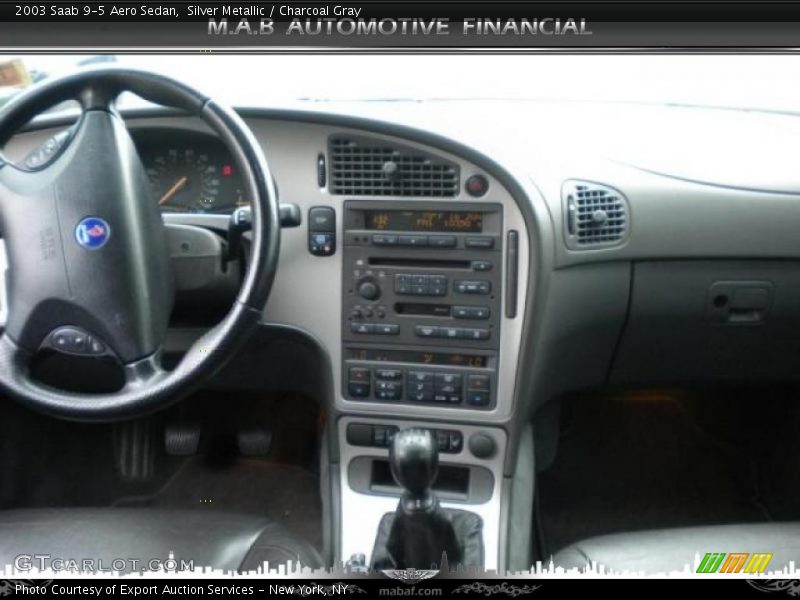 Silver Metallic / Charcoal Gray 2003 Saab 9-5 Aero Sedan