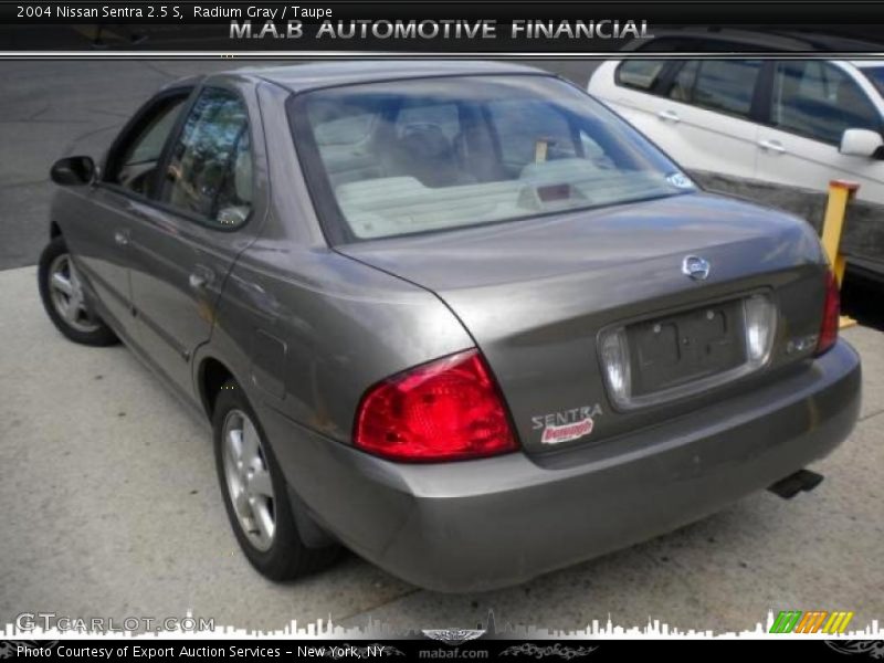 Radium Gray / Taupe 2004 Nissan Sentra 2.5 S