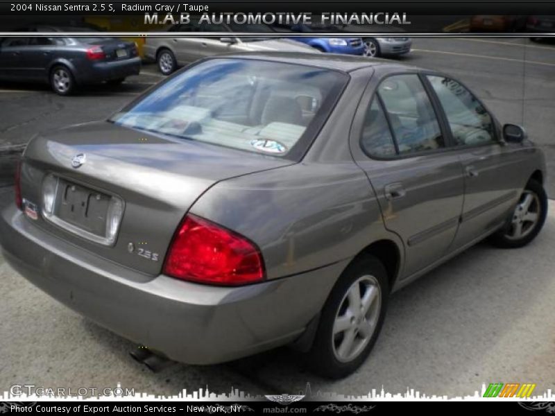 Radium Gray / Taupe 2004 Nissan Sentra 2.5 S