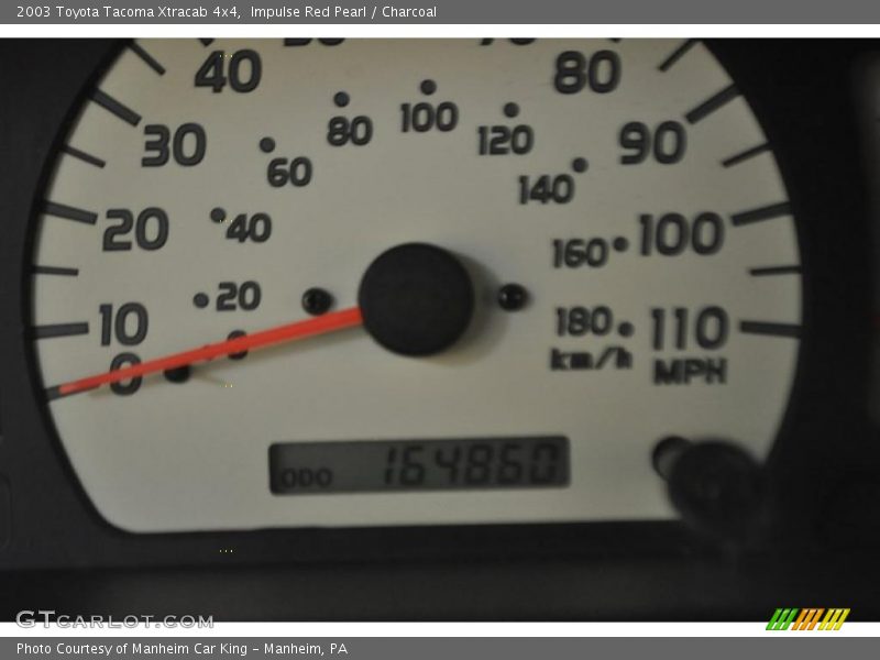Impulse Red Pearl / Charcoal 2003 Toyota Tacoma Xtracab 4x4