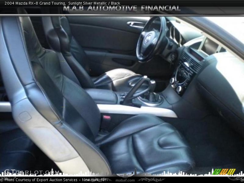 Sunlight Silver Metallic / Black 2004 Mazda RX-8 Grand Touring