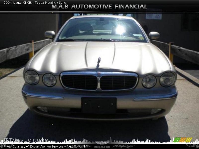 Topaz Metallic / Sand 2004 Jaguar XJ XJ8