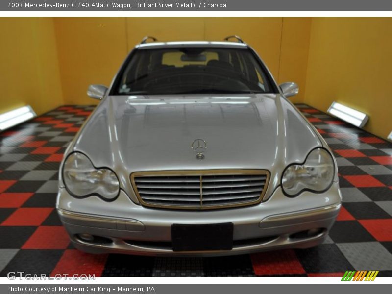 Brilliant Silver Metallic / Charcoal 2003 Mercedes-Benz C 240 4Matic Wagon