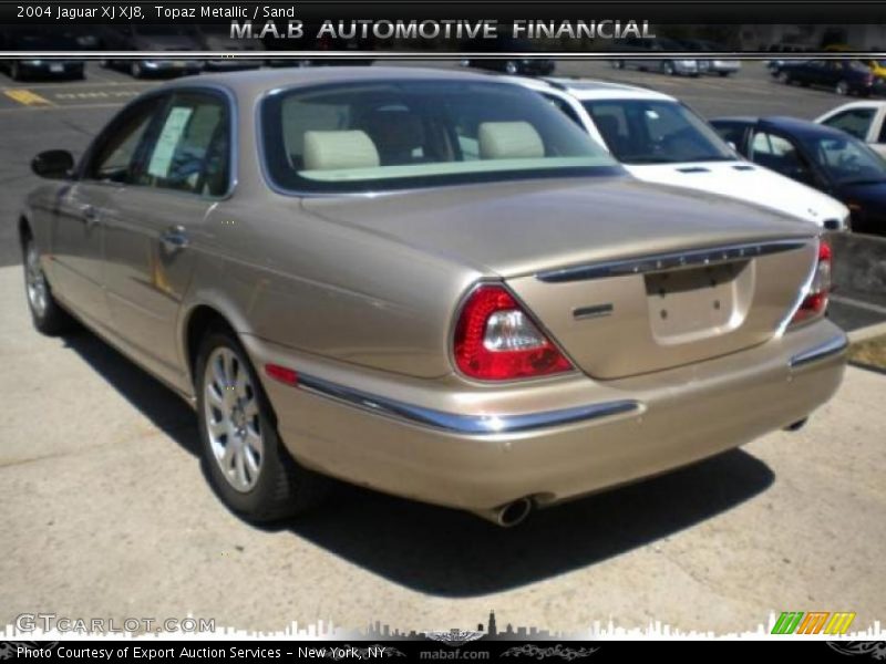 Topaz Metallic / Sand 2004 Jaguar XJ XJ8
