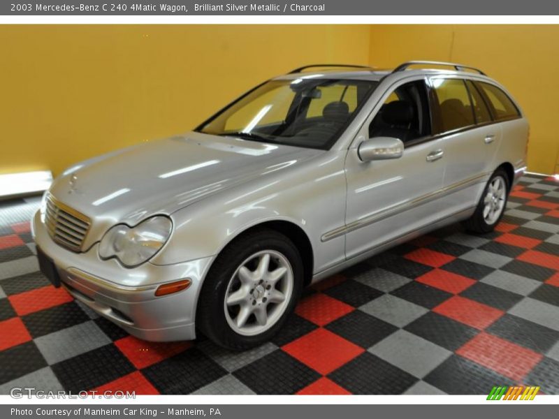 Brilliant Silver Metallic / Charcoal 2003 Mercedes-Benz C 240 4Matic Wagon