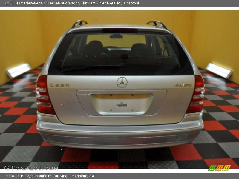 Brilliant Silver Metallic / Charcoal 2003 Mercedes-Benz C 240 4Matic Wagon