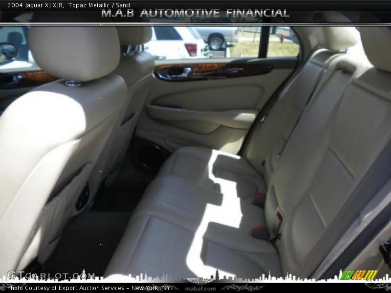 Topaz Metallic / Sand 2004 Jaguar XJ XJ8