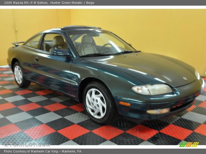 Hunter Green Metallic / Beige 1996 Mazda MX-6 M Edition
