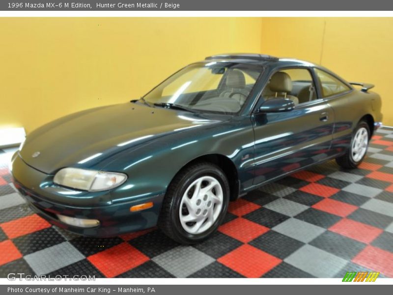 Hunter Green Metallic / Beige 1996 Mazda MX-6 M Edition