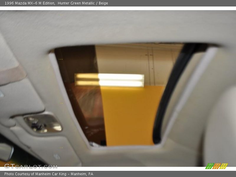 Hunter Green Metallic / Beige 1996 Mazda MX-6 M Edition