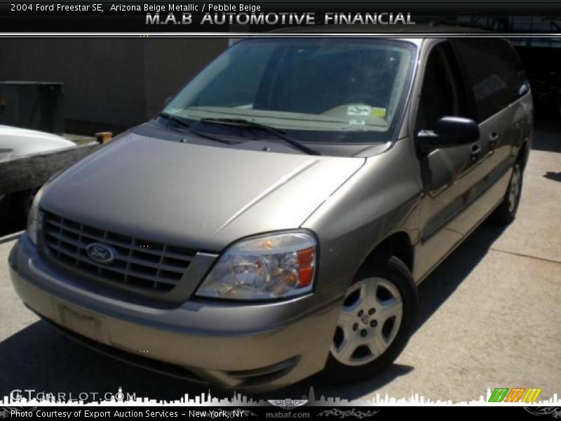 Arizona Beige Metallic / Pebble Beige 2004 Ford Freestar SE