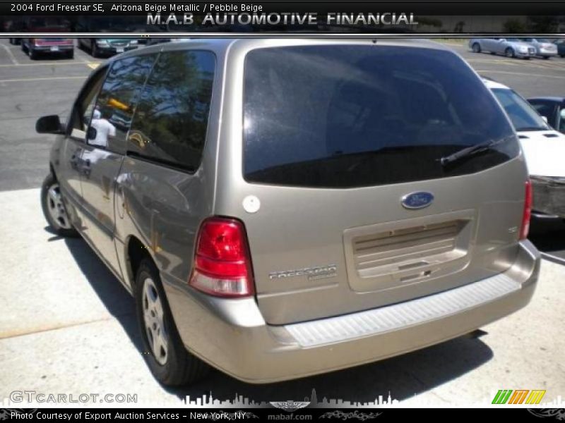 Arizona Beige Metallic / Pebble Beige 2004 Ford Freestar SE