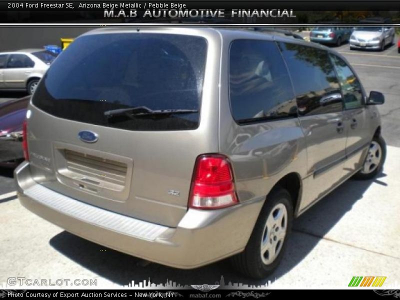 Arizona Beige Metallic / Pebble Beige 2004 Ford Freestar SE
