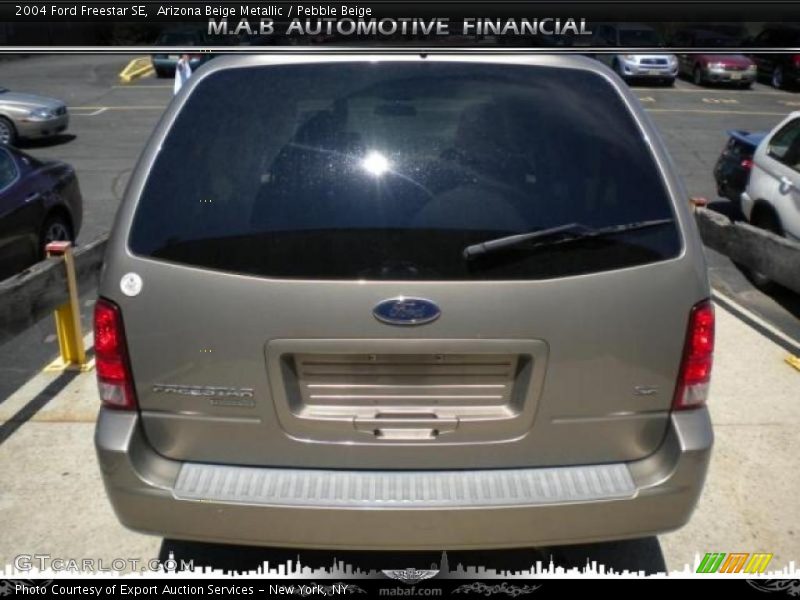 Arizona Beige Metallic / Pebble Beige 2004 Ford Freestar SE