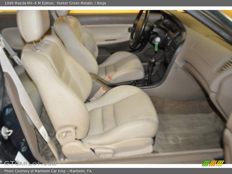 Hunter Green Metallic / Beige 1996 Mazda MX-6 M Edition