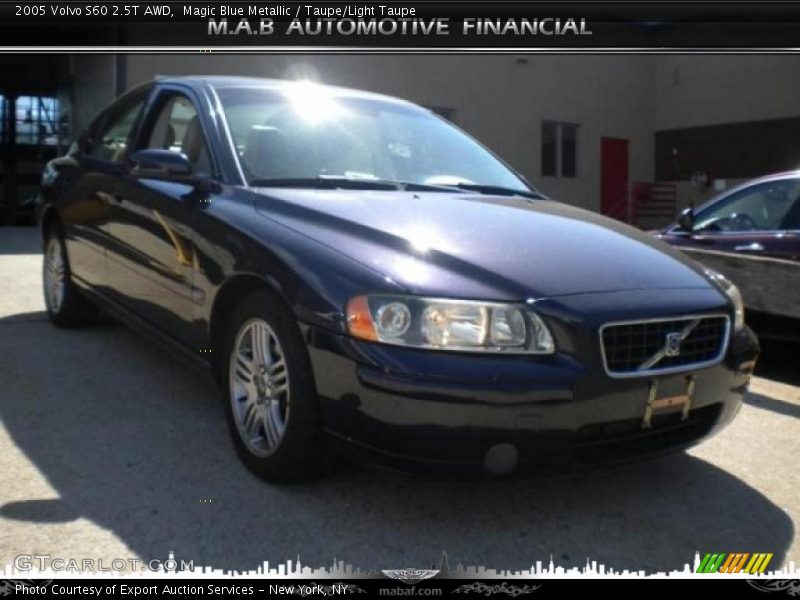 Magic Blue Metallic / Taupe/Light Taupe 2005 Volvo S60 2.5T AWD
