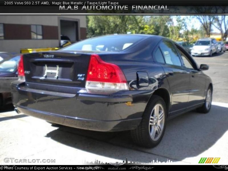 Magic Blue Metallic / Taupe/Light Taupe 2005 Volvo S60 2.5T AWD