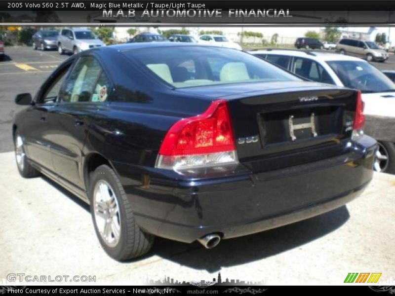 Magic Blue Metallic / Taupe/Light Taupe 2005 Volvo S60 2.5T AWD