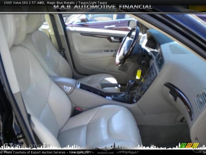 Magic Blue Metallic / Taupe/Light Taupe 2005 Volvo S60 2.5T AWD