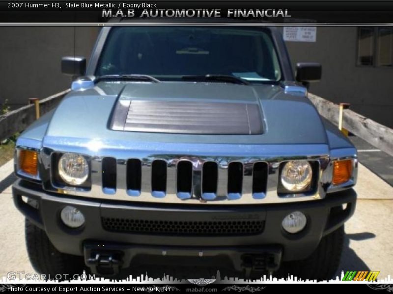 Slate Blue Metallic / Ebony Black 2007 Hummer H3