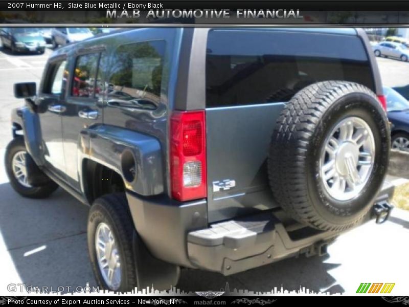 Slate Blue Metallic / Ebony Black 2007 Hummer H3
